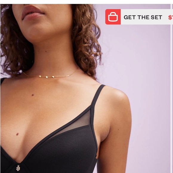 Third Love 24/7 Classic Contour Plunge Bra, size, 44E, nude, NWT - Picture 3 of 4